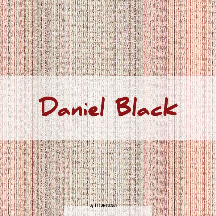 Daniel Black example